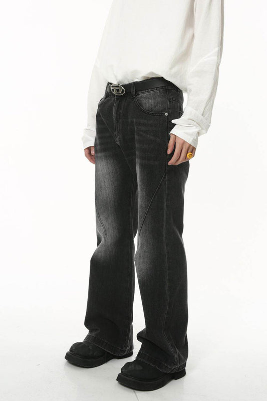 Washed Jeans with Pockets - Hovatok