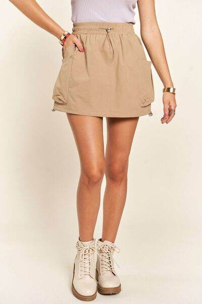 ADORA Drawstring Skort with Pockets - Hovatok