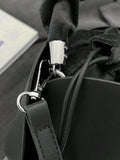 PU Leather Drawstring Bucket Bag - Hovatok