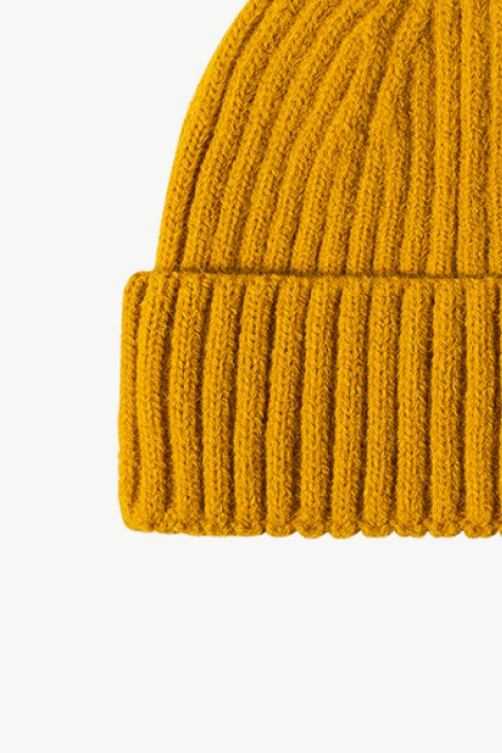 Rib-Knit Cuff Beanie - Hovatok