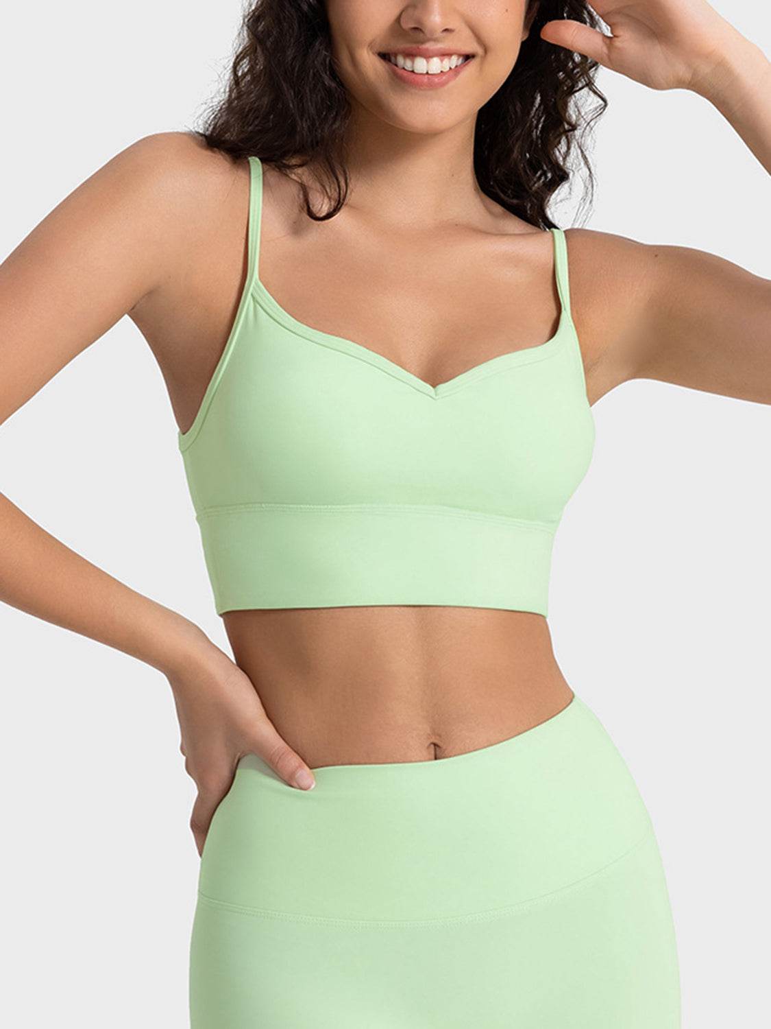 Millennia Spaghetti Strap Sport Bra - Hovatok