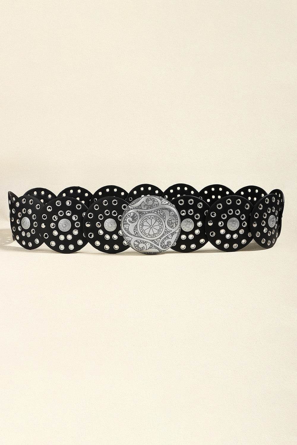 Vintage PU Leather Wide Belt - Hovatok