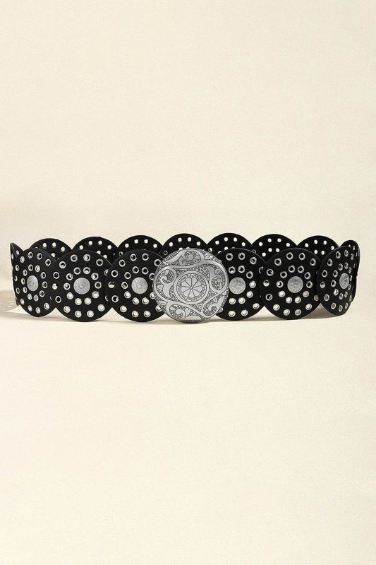 Vintage PU Leather Wide Belt - Hovatok