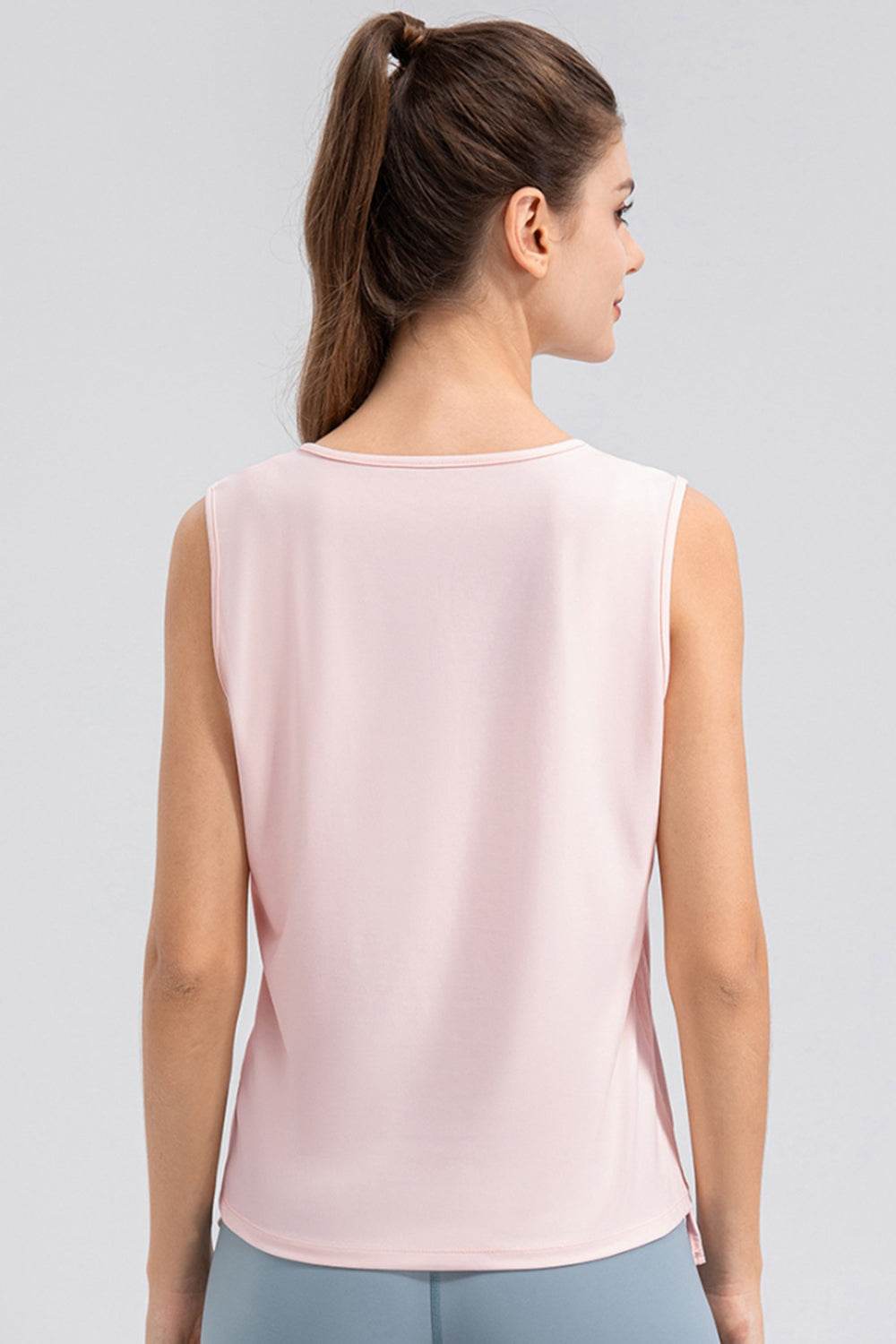Notched Wide Strap Active Tank - Hovatok