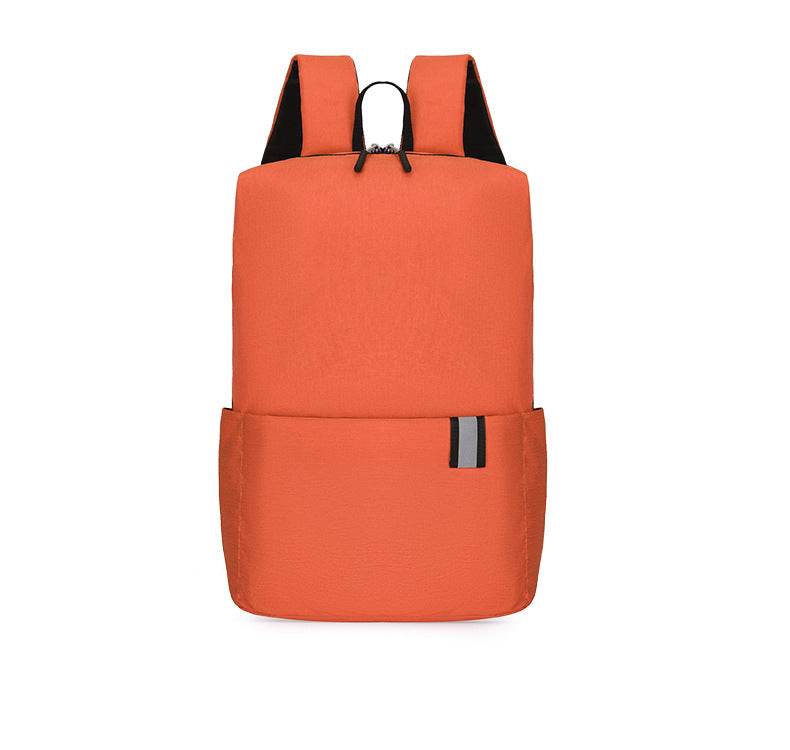 Solid Color Nylon Backpack Bag - Hovatok