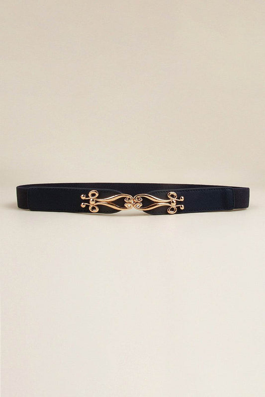 Alloy Buckle Elastic Belt - Hovatok