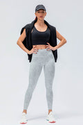Wide Waistband Slim Fit Active Leggings - Hovatok
