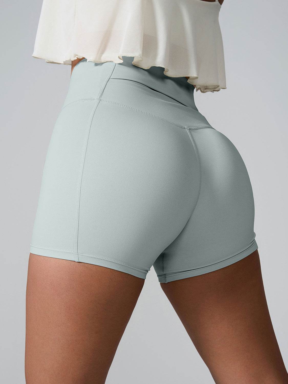 High Waist Active Shorts - Hovatok