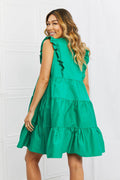 Hailey & Co Play Date Full Size Ruffle Dress - Hovatok