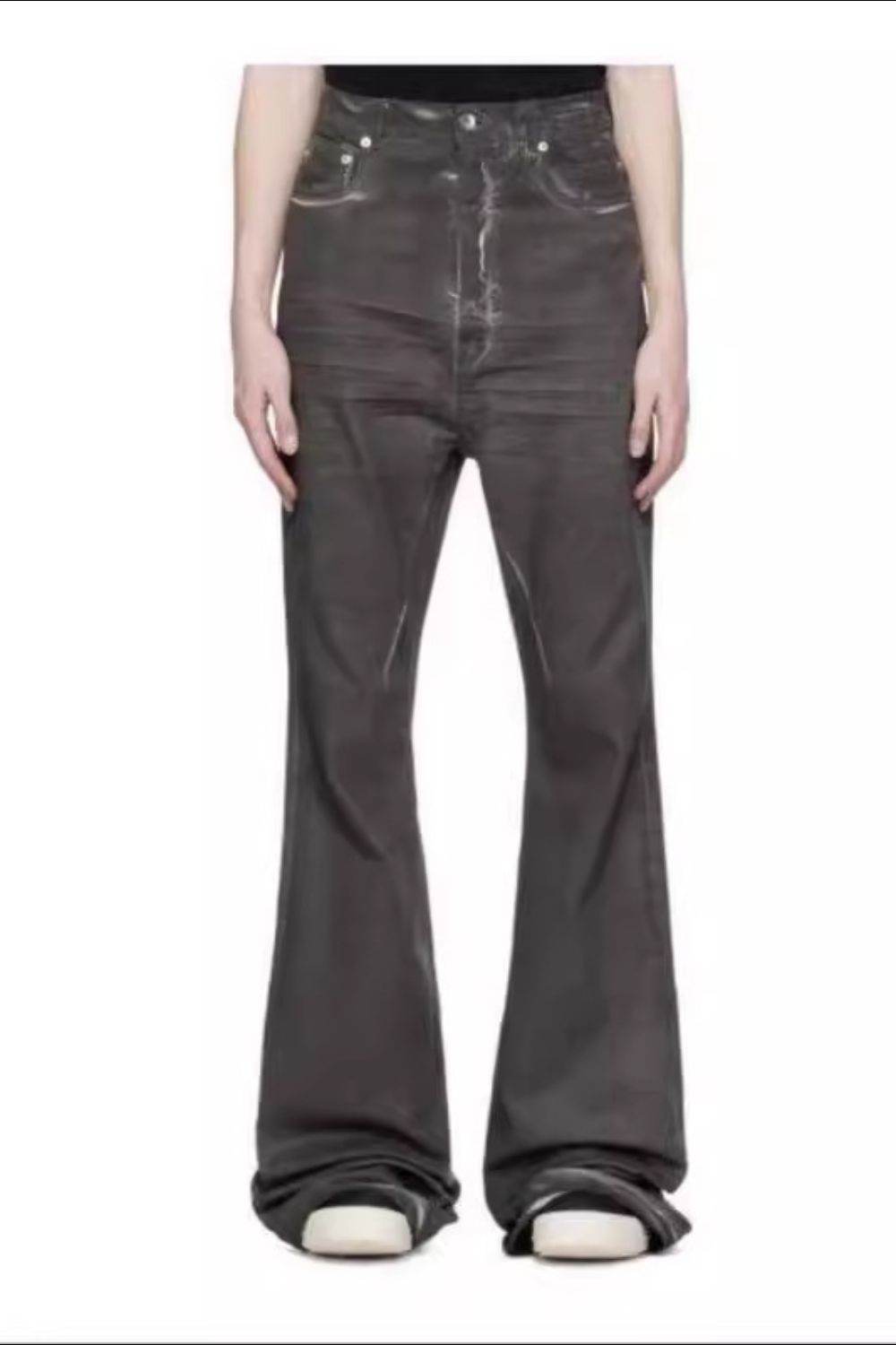 Men's Washed Flare Jeans - Hovatok