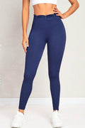 Ruched High Waist Active Leggings - Hovatok