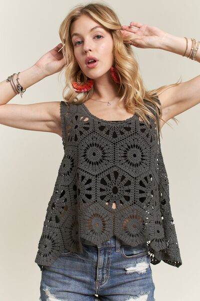 ADORA Crochet Wide Strap Tank - Hovatok