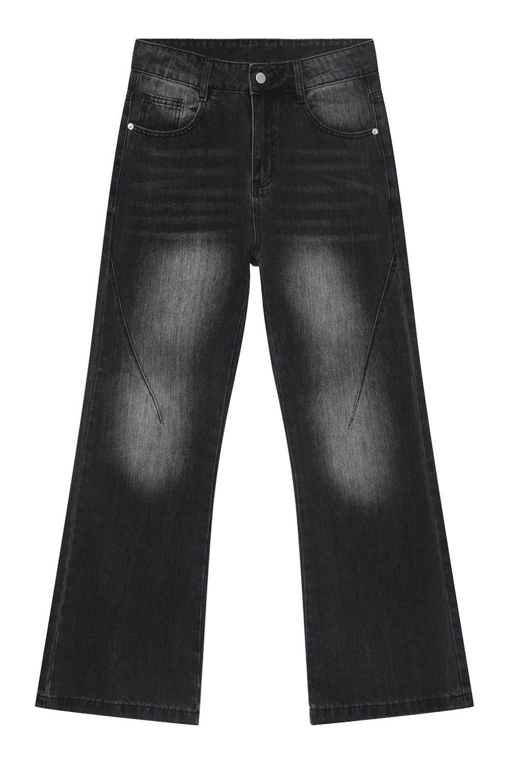 Washed Jeans with Pockets - Hovatok