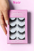 SO PINK BEAUTY Faux Mink Eyelashes 5 Pairs - Hovatok