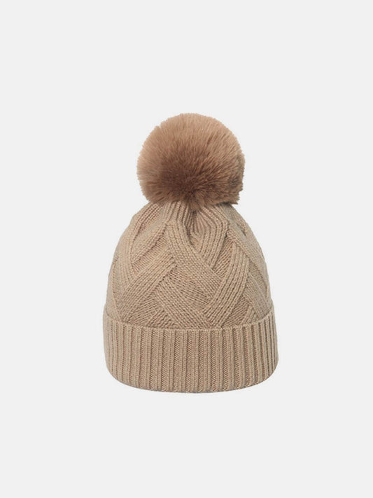 Roll Rim Hat with Pompom - Hovatok