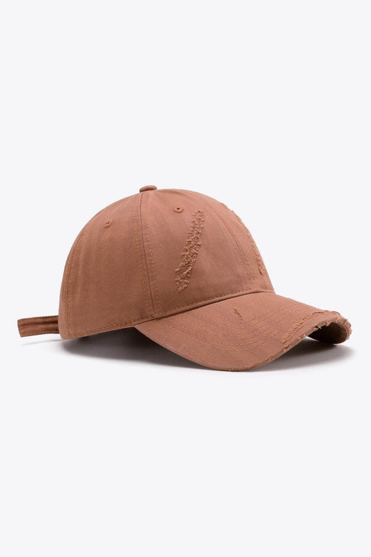 Distressed Adjustable Baseball Cap - Hovatok