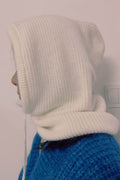 Drawstring Solid Color Thermal Knit Hat - Hovatok