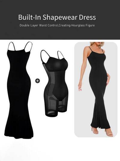 Basic Bae Built-In Shapewear Sleeveless Maxi Dress - Hovatok