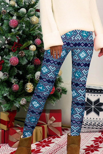 Full Size Geometric Leggings - Hovatok