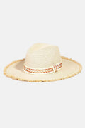 Fame Geometric Raw Hem Hat - Hovatok