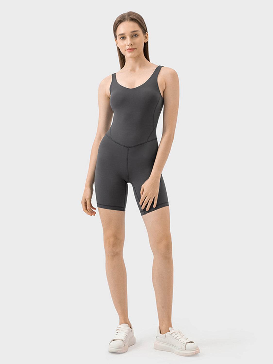 Millennia Wide Strap Active Romper - Hovatok