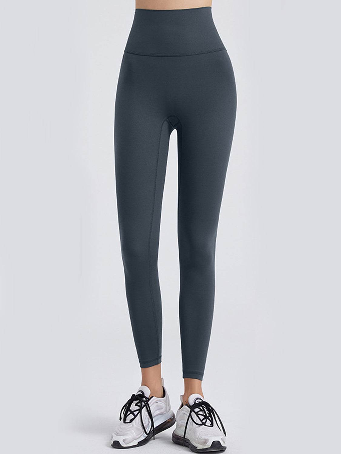 Wide Waistband Sports Leggings - Hovatok