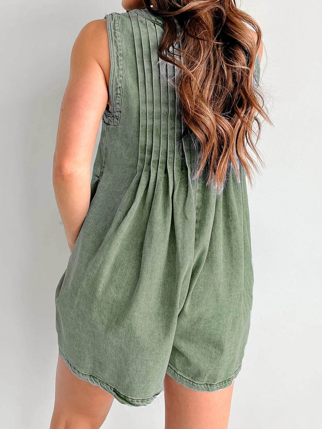 Tied Romper with Pockets - Hovatok