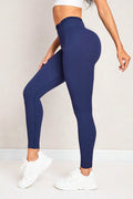 Ruched High Waist Active Leggings - Hovatok