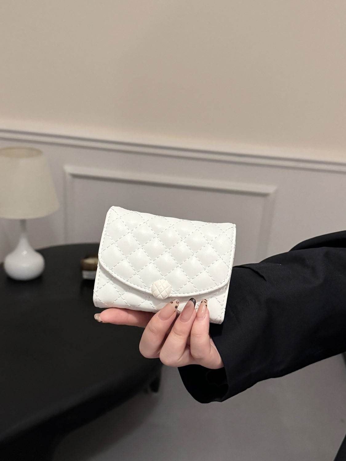 PU Leather Solid Color Wallet - Hovatok