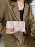 PU Leather Solid Color Wallet - Hovatok