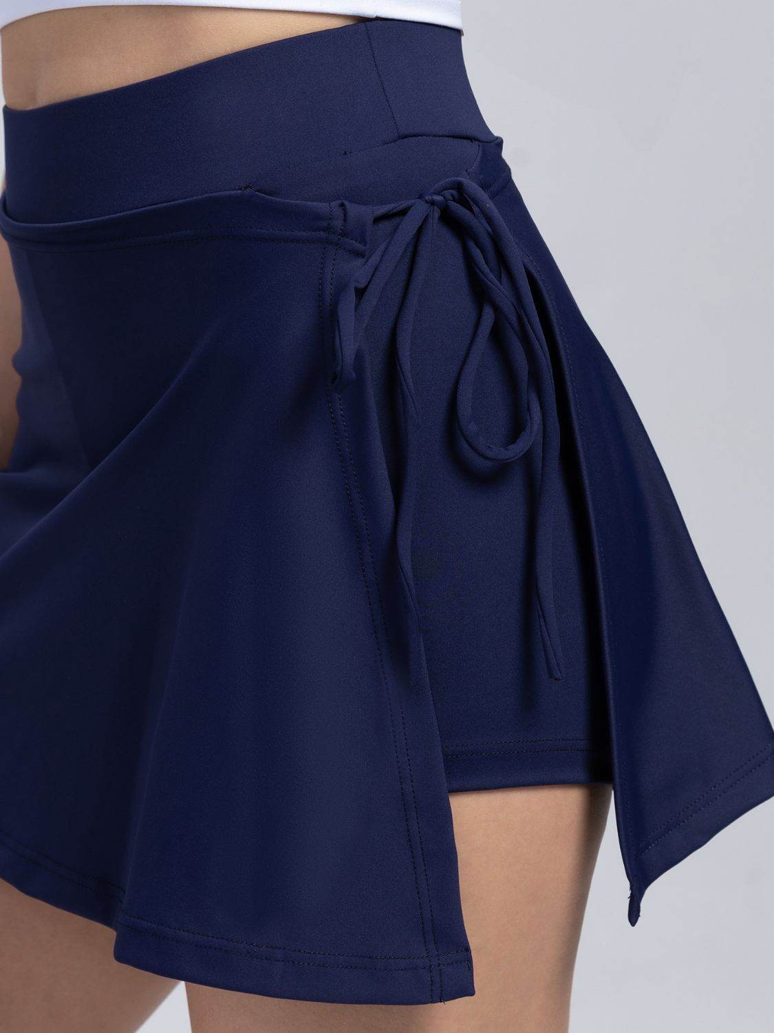 High Waist Active Skort with Pockets - Hovatok