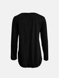 Full Size Reindeer Round Neck Long Sleeve T-Shirt - Hovatok