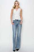 RISEN Full Size Mid Rise Bootcut Jeans - Hovatok