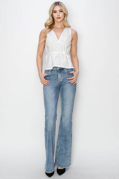 RISEN Full Size Mid Rise Bootcut Jeans - Hovatok