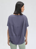 Millennia Round Neck Short Sleeve Active T-Shirt - Hovatok