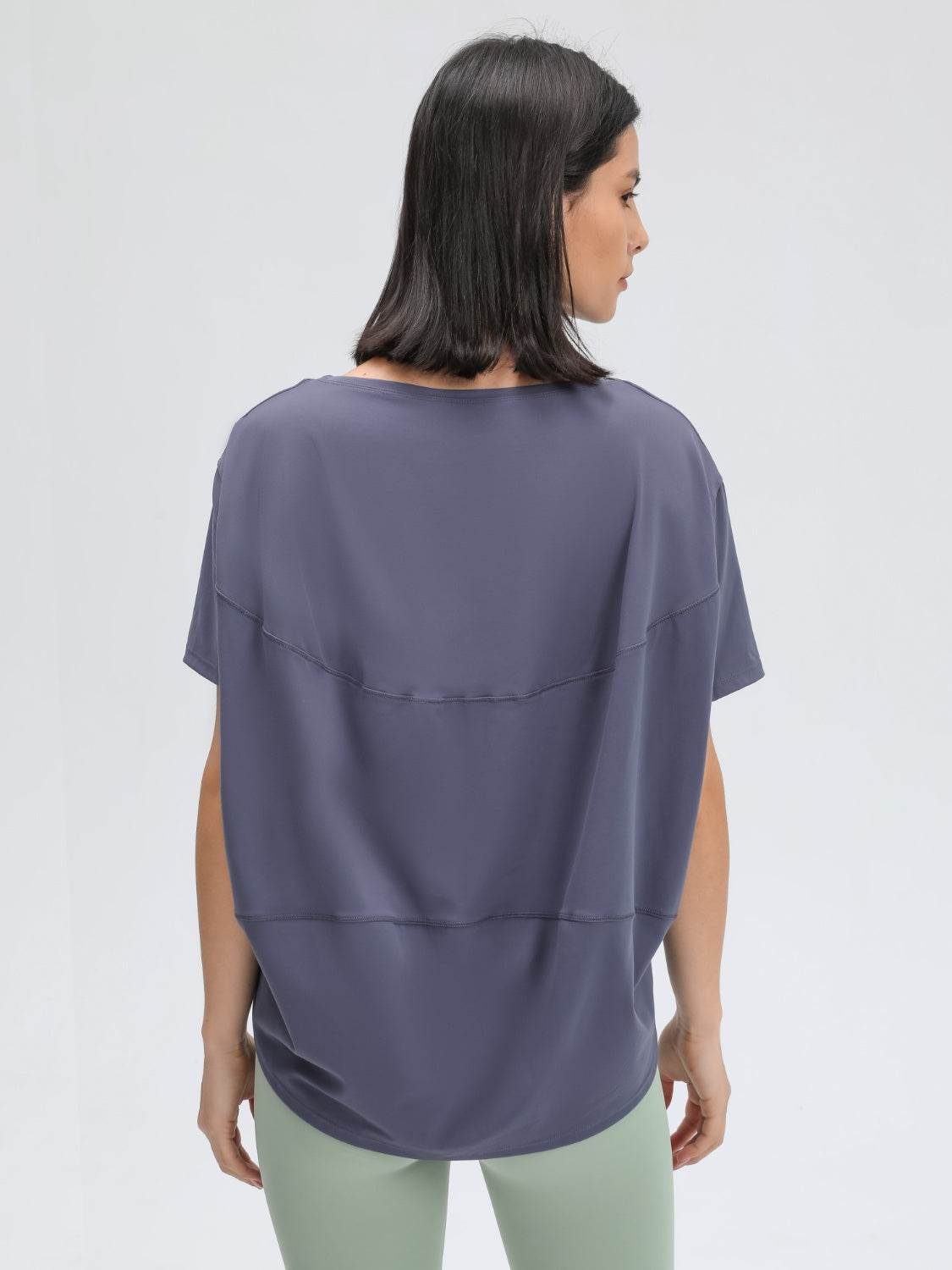 Millennia Round Neck Short Sleeve Active T-Shirt - Hovatok