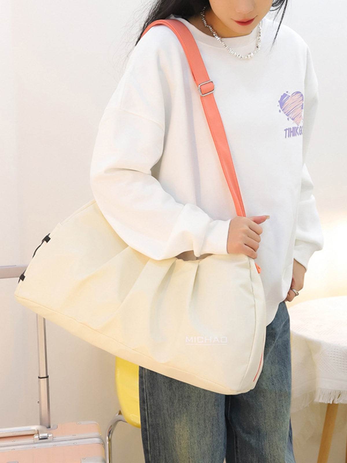 Oxford Cloth Adjustable Strap Large Capacity Crossbody Bag - Hovatok