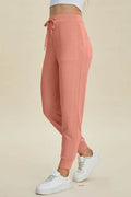 Basic Bae Full Size Air Scuba Drawstring High Waist Joggers - Hovatok