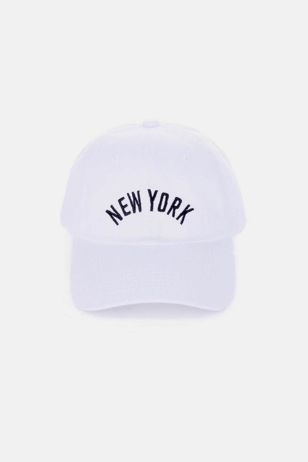 Zenana Embroidered City Baseball Cap - Hovatok