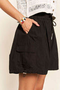 ADORA Drawstring Shorts with Pockets - Hovatok