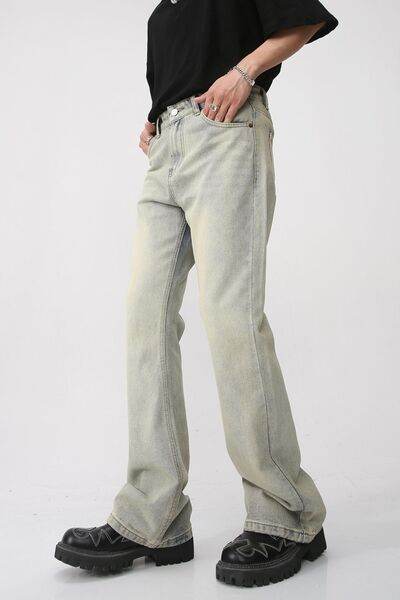 Mid Rise Jeans with Pockets - Hovatok