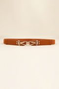 Alloy Buckle Elastic Belt - Hovatok