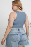 Basic Bae Full Size Round Neck Slim Tank - Hovatok