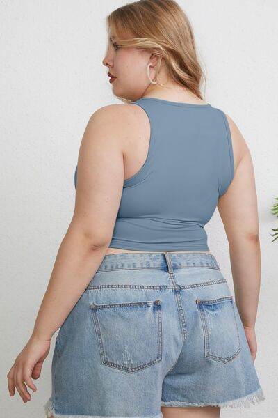 Basic Bae Full Size Round Neck Slim Tank - Hovatok