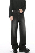 High Waist Baggy Jeans with Pockets - Hovatok