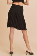 Aemi+Co Elastic Waist Knit Skort - Hovatok