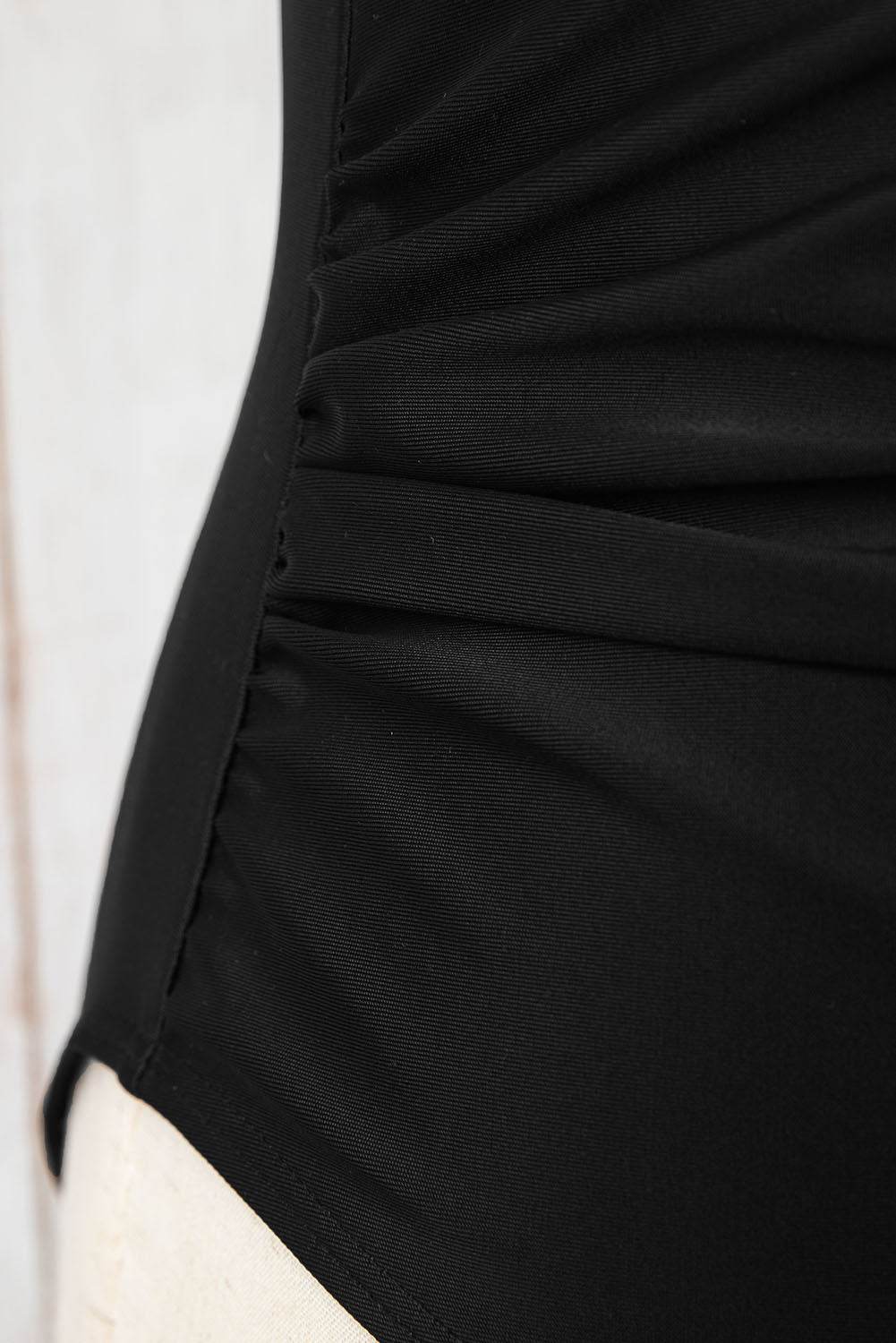 Leopard V-Neck Wide Strap One-Piece Swimwear - Hovatok