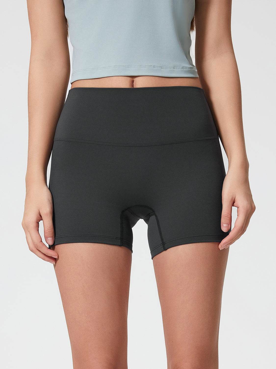 Millennia High Waist Active Shorts - Hovatok