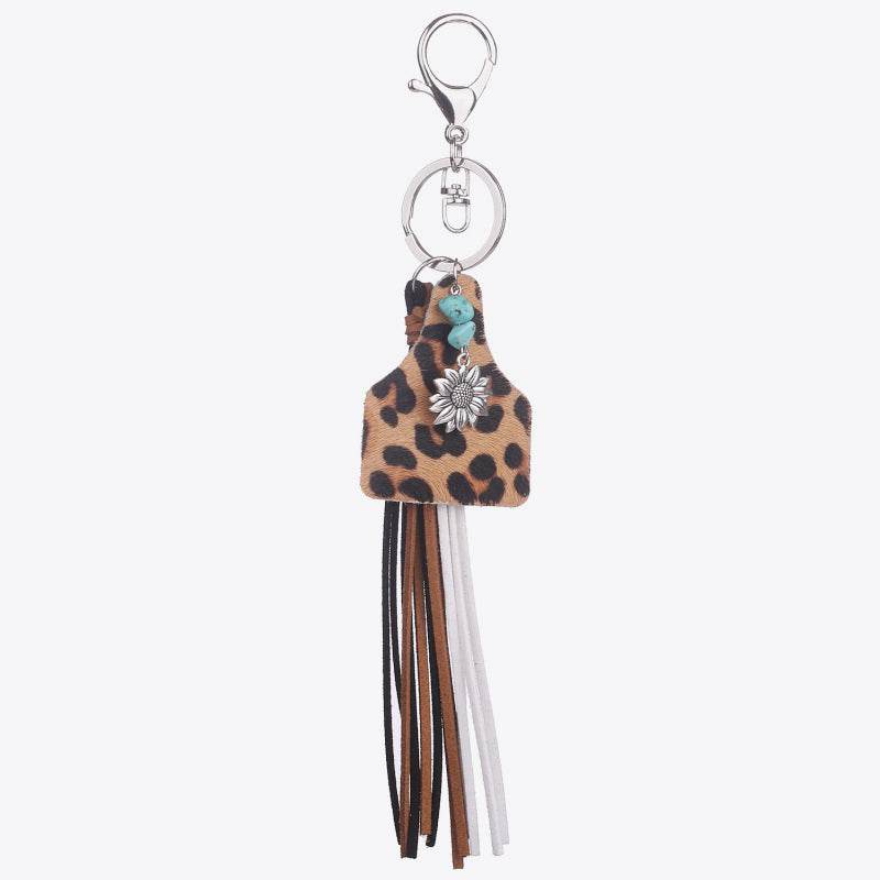 Turquoise Fringe Detail Key Chain - Hovatok
