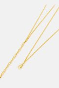 Linked Ring Pendant Chain Necklace - Hovatok